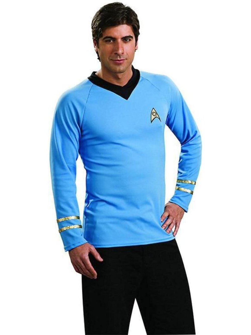 Deluxe Star Trek Spock Costume Shirt for Adults - Sci-Fi Halloween Outfit